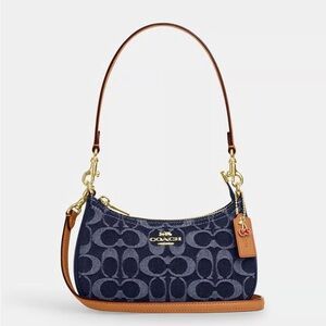 Coach Teri Shoulder Bag In Signature Denim
